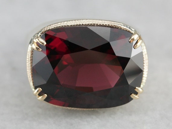 Rhodolite Garnet Statement Ring, Collector's Gems… - image 2