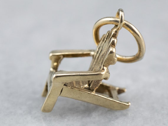 Adirondack Chair Gold Charm, Summer Charm, Vacati… - image 3