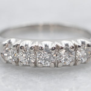 Platinum Diamond Band, Diamond Wedding Band, Anniversary Band, Diamond Wedding Ring, Stacking Ring, Stacking Band, Birthday Gift A31952
