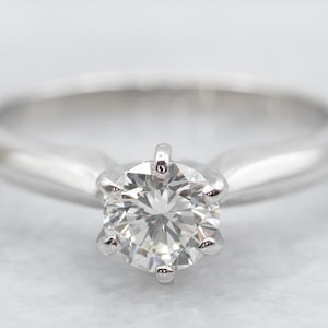 Platinum Diamond Solitaire Engagement Ring, Solitaire Engagement, Engagement Ring, Diamond Ring, Platinum Diamond Ring, Engagement A45716