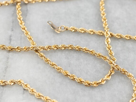 14K Gold Rope Chain 18 Chain Gold 