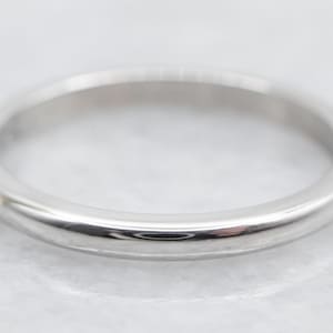 Strakke platina band, platina band, platina trouwring, trouwring, effen trouwring, eenvoudige trouwring, platina bruiloft A42543