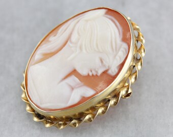 カメオブローチ チーロ・オリス・マラッツォ作 カメオブローチ チーロ