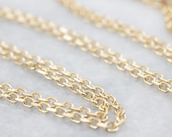 14K Gold Serpentine Chain, Gold Necklace, S Link Chain