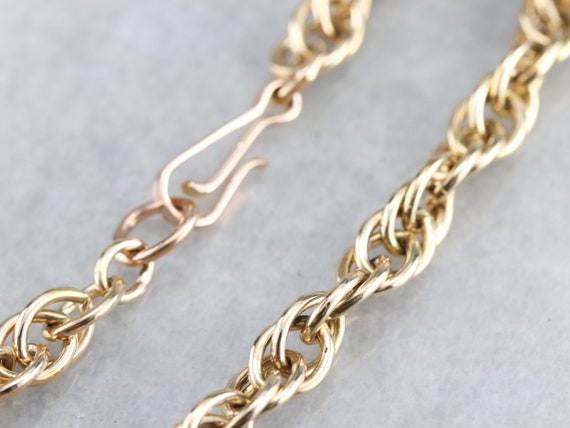 Woven Chain Link Bracelet, Woven Link Bracelet, R… - image 5