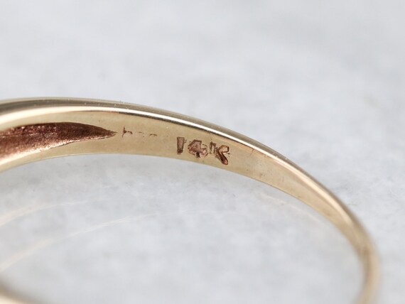 Vintage Pink Sapphire Solitaire Ring, Sapphire En… - image 5