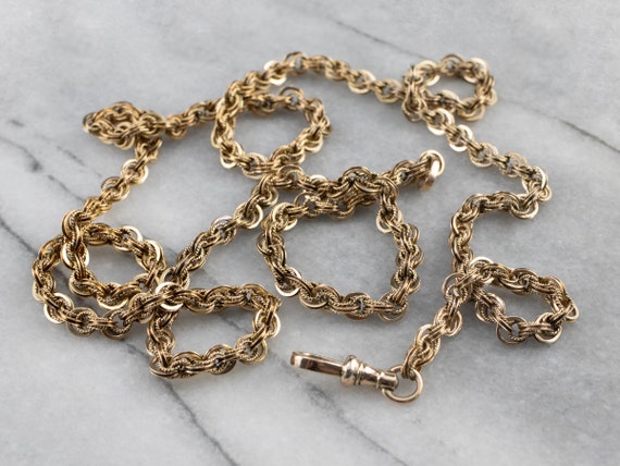 Victorian Gold Specialty Chain, Fancy Chain, 10K … - image 3