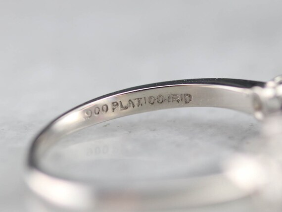 Platinum Ruby and Diamond Ring, Retro Anniversary… - image 6