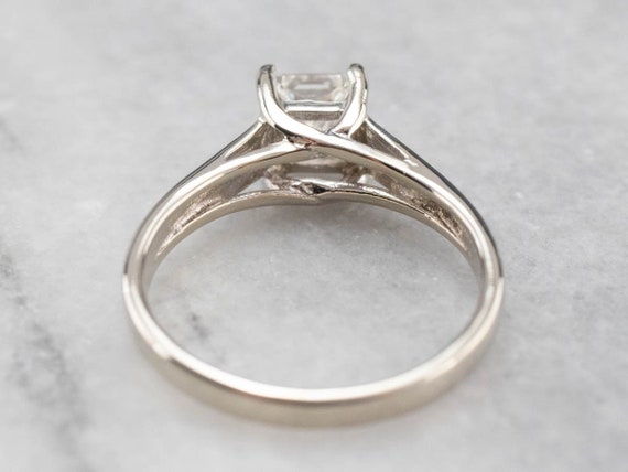 AGI Certified Diamond Solitaire Ring, Princess Cu… - image 4