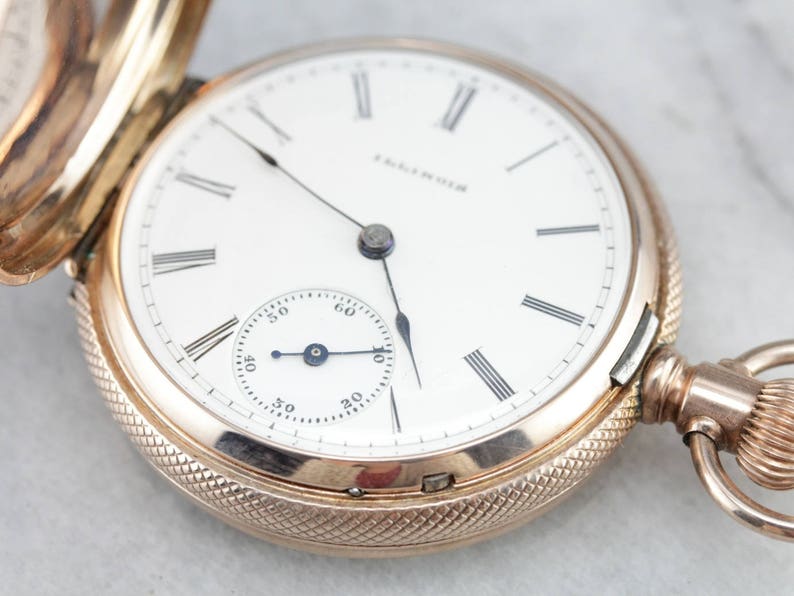 Victorian Era Illinois Pocket Watch Antique Hunters Watch Etsy