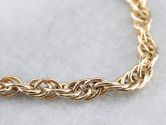 Woven Chain Link Bracelet, Woven Link Bracelet, R… - image 3