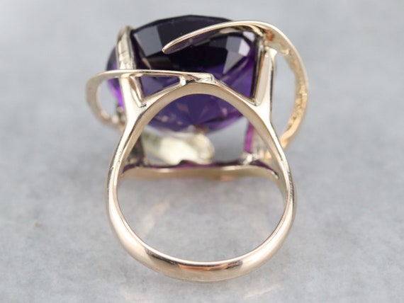 Amethyst Statement Ring, Amethyst Solitaire Ring,… - image 4