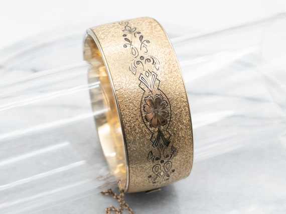 Vintage Gold Fill Bracelet, Victorian Revival Etc… - image 3