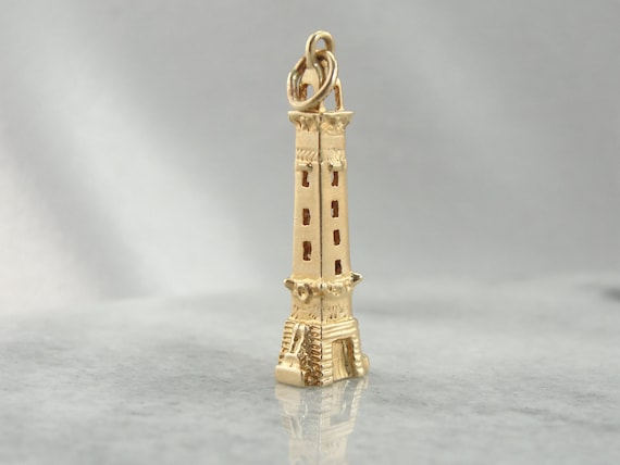 Vintage Souvenir Tower Charm in Fine Souvenir UT8Y