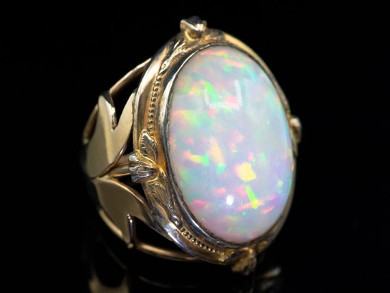 Opal cocktail ring deals