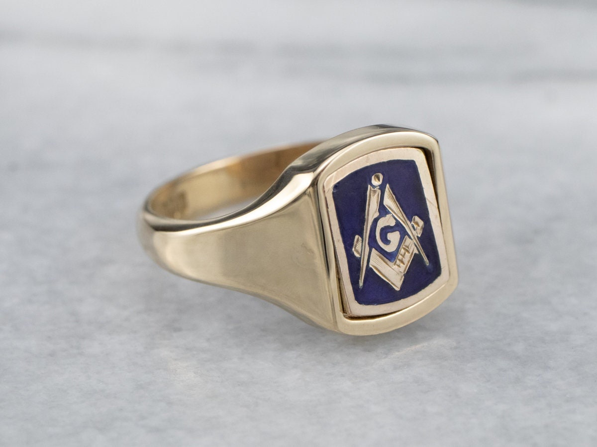 Masonic flip ring sale