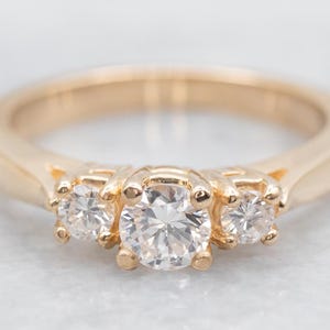 Three Stone Diamond Engagement Ring, Diamond Engagement, Diamond Ring, Engagement Ring, Three Stone Ring, Gold Diamond Ring, Ring A51238
