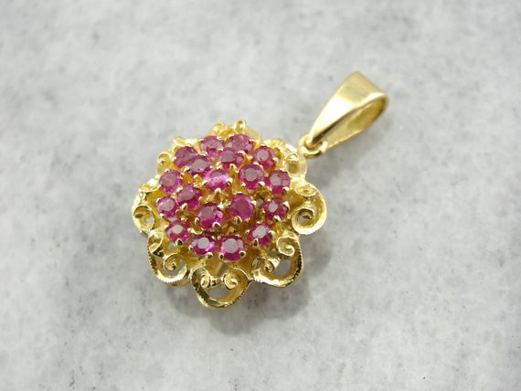 Atomic Rubies: Vintage HIgh Karat Gold and Ruby C… - image 2