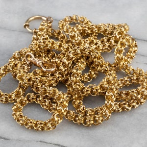 Victorian Era Chain Necklace, Ornate Victorian Chain, Antique Gold Chain, Anniversary Gift, Estate Jewelry, Statement Chain XP0MUVK6