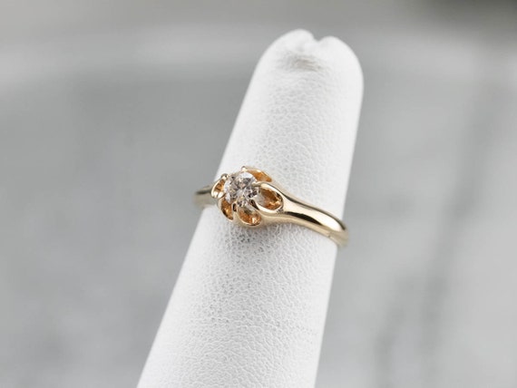 Buttercup Diamond Solitaire Ring, Diamond Engagem… - image 7