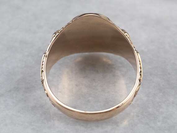 Antique Ostby Barton Ring, Antique Signet Ring, J… - image 5