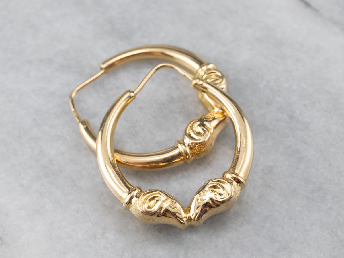 Ram hoop earrings sale