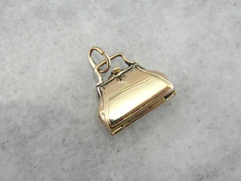 Lovers Purse Vintage Moving Parts Charm or Pendant 3U07QZ-P