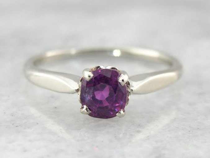 Cherry Pink Sapphire From Ceylon Engagement Ring XR4WQ7-R - Etsy Sweden