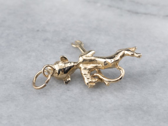 Gold Devil with Pitchfork Charm, Gold Devil Charm… - image 6