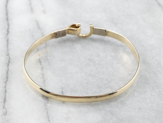 14K Gold Hook Bracelet St Croix Hook 