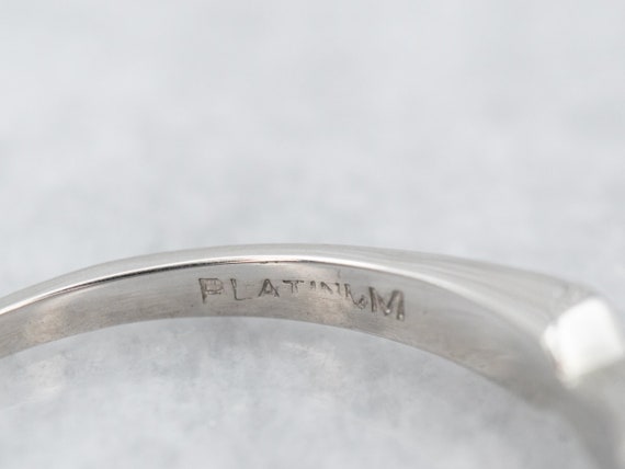 Platinum Diamond Solitaire Ring, Diamond Engageme… - image 2