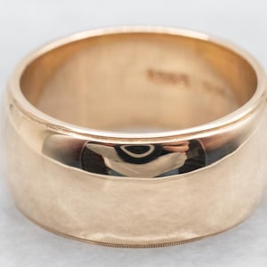 Heavy Wide Gold Wedding Band, Wide Band, Wedding Band, Heavy Band, Heavy Wedding Band, Wide Wedding Band, Gold Wedding Band, Band A41535