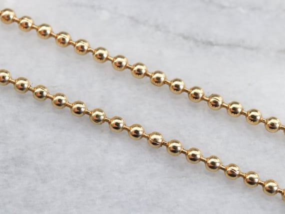 Ball link chain necklace discount