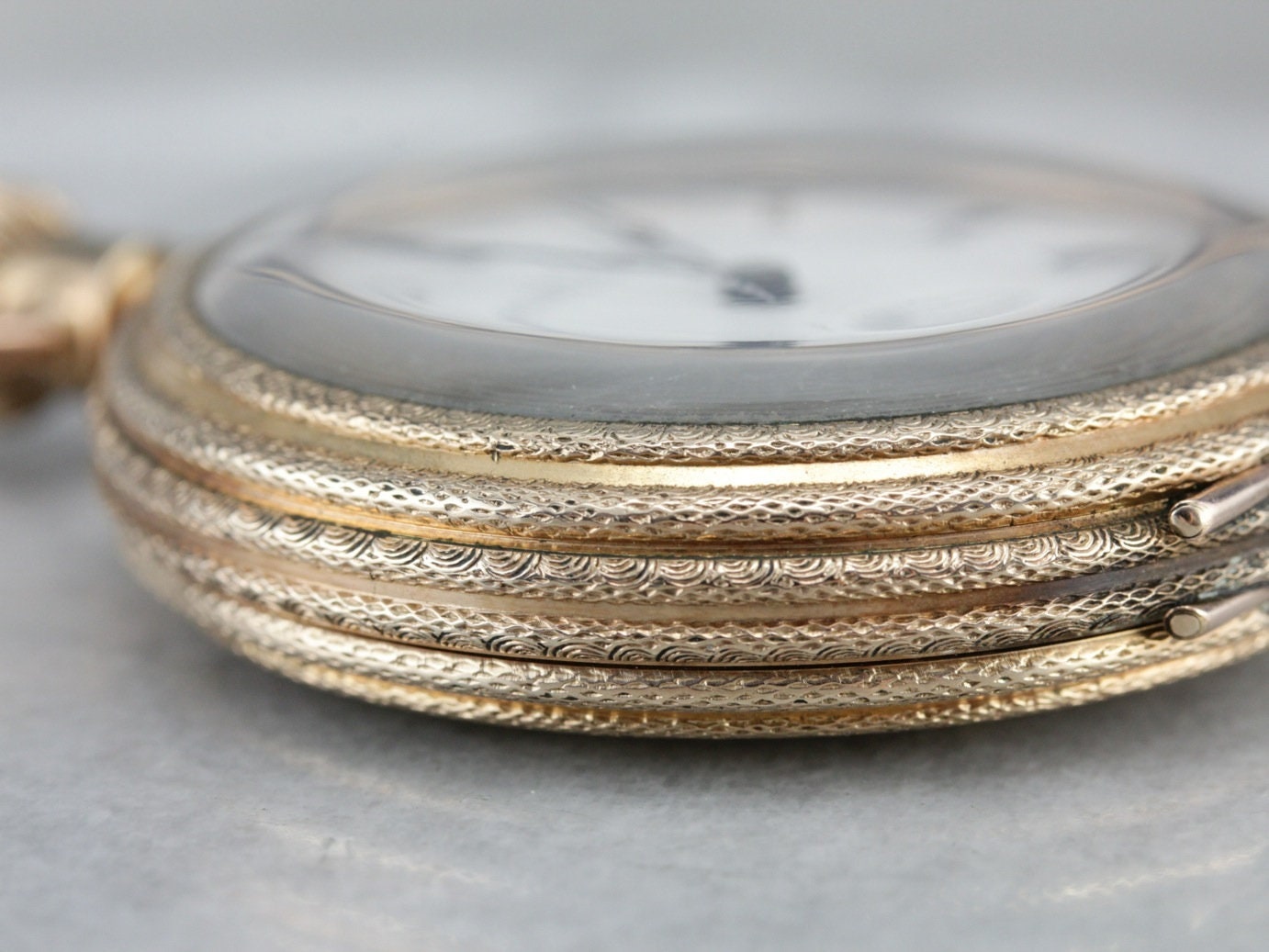 Antique 1888 Waltham Gold Pocket Watch 