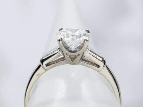 Retro Era Diamond Engagement Ring, Round Brillian… - image 4