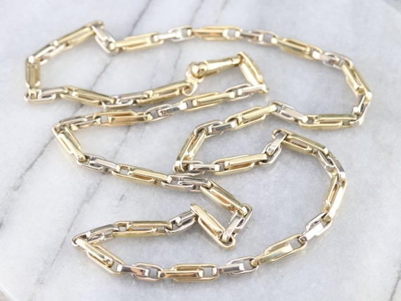 Double link gold best sale chain