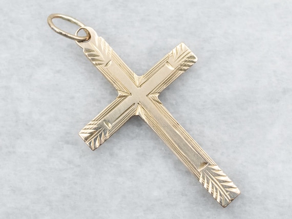 Gucci split cross necklace deals