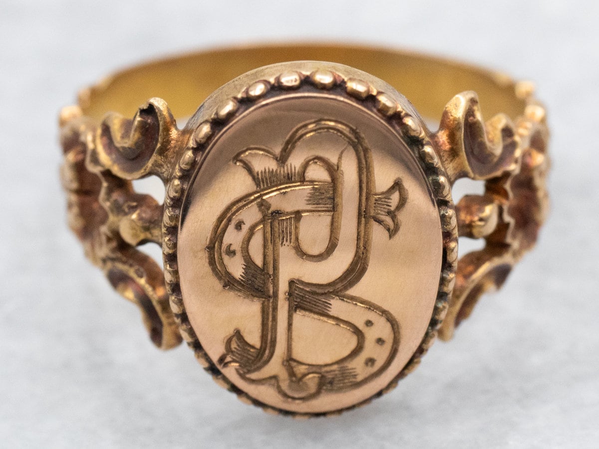 【Peter Do】INSIGNIA RING size8 800 Gold Engraved 