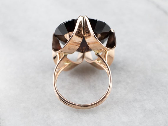 Garnet Rose Gold Cocktail Ring, Statement Ring, J… - image 5