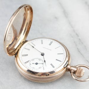 Victorian Era Illinois Pocket Watch, Antique Hunters Watch, Estate Jewelry, Collectors Watch XY9X2C0W-D image 1