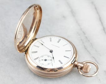 Victorian Era Illinois Pocket Watch, Antique Hunters Watch, Estate Jewelry, Collectors Watch XY9X2C0W-D