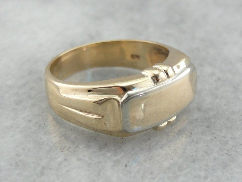 レトロリング（14k刻印） キプロス島ホールマーク刻印スターリングシルバー銀製リング指輪