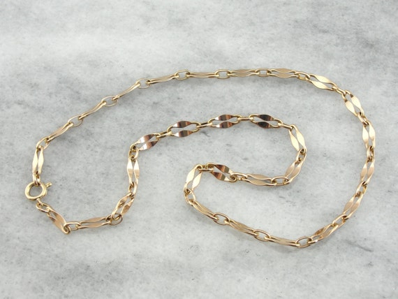 Beautiful Vintage Gold Choker Length Chain for Pe… - image 2