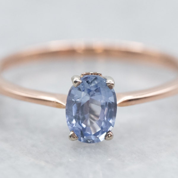 Light Blue Sapphire Engagement Ring, Classic Sapphire Ring, Sapphire Engagement Ring, Oval Sapphire Ring, Sapphire Birthstone A23594