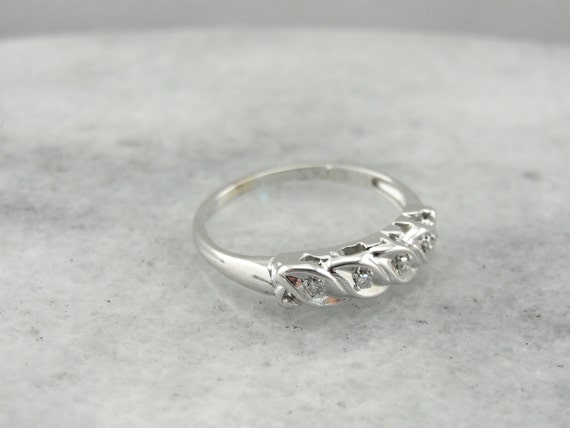 Vintage Diamond Band From The 1950 S With Country Style Etsy