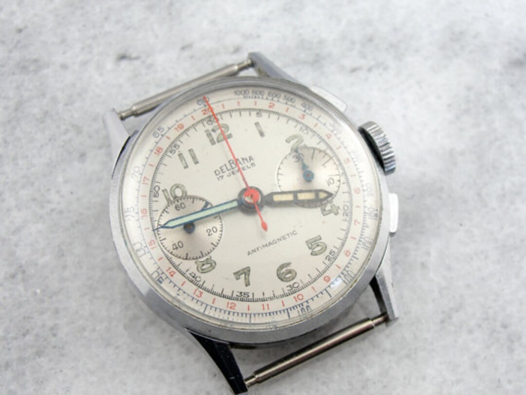 1950's Delbana Landeron Calibre 48 Gentlemans Wrist Watch 1ZKK1F-P - Etsy