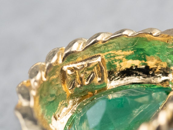Emerald Gold Pendant, Teardrop Pendant, Layering … - image 6
