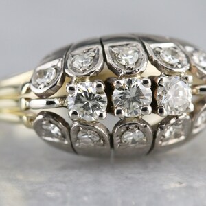 Multi Diamond Ring, Diamond Cluster Ring, Diamond Anniversary, Right Hand Ring HP1PP15N