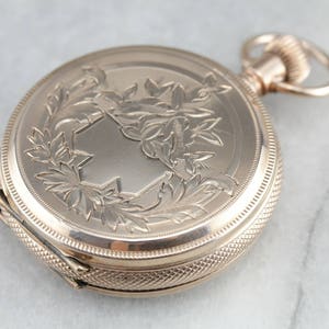 Victorian Era Illinois Pocket Watch, Antique Hunters Watch, Estate Jewelry, Collectors Watch XY9X2C0W-D image 2