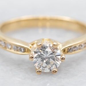 GIA Certified Diamond Engagement Ring, Diamond Engagement, Engagement Ring, Diamond Ring, GIA Diamond, Gold Diamond Ring, Ring A45749